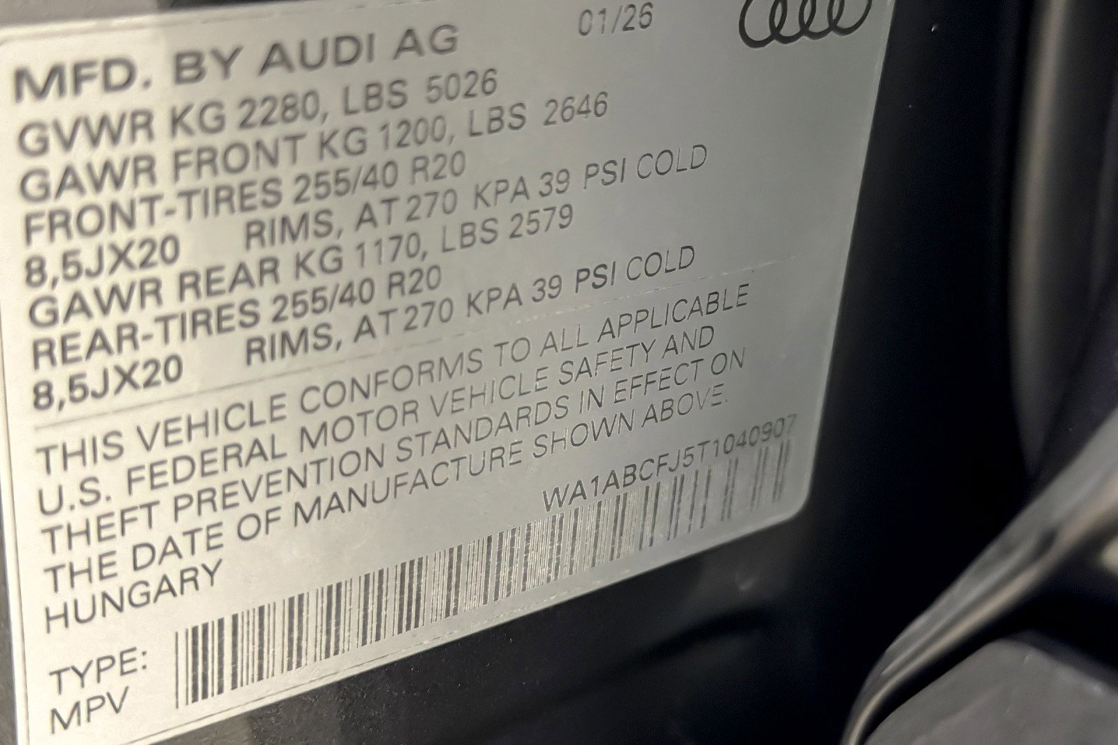 New 2026 Audi Q3 quattro 2.0T image 28