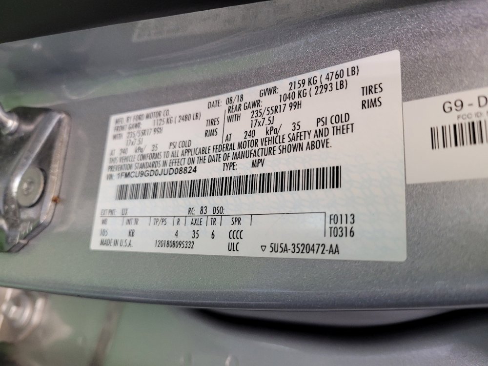 Used 2018 Ford Escape SE image 33