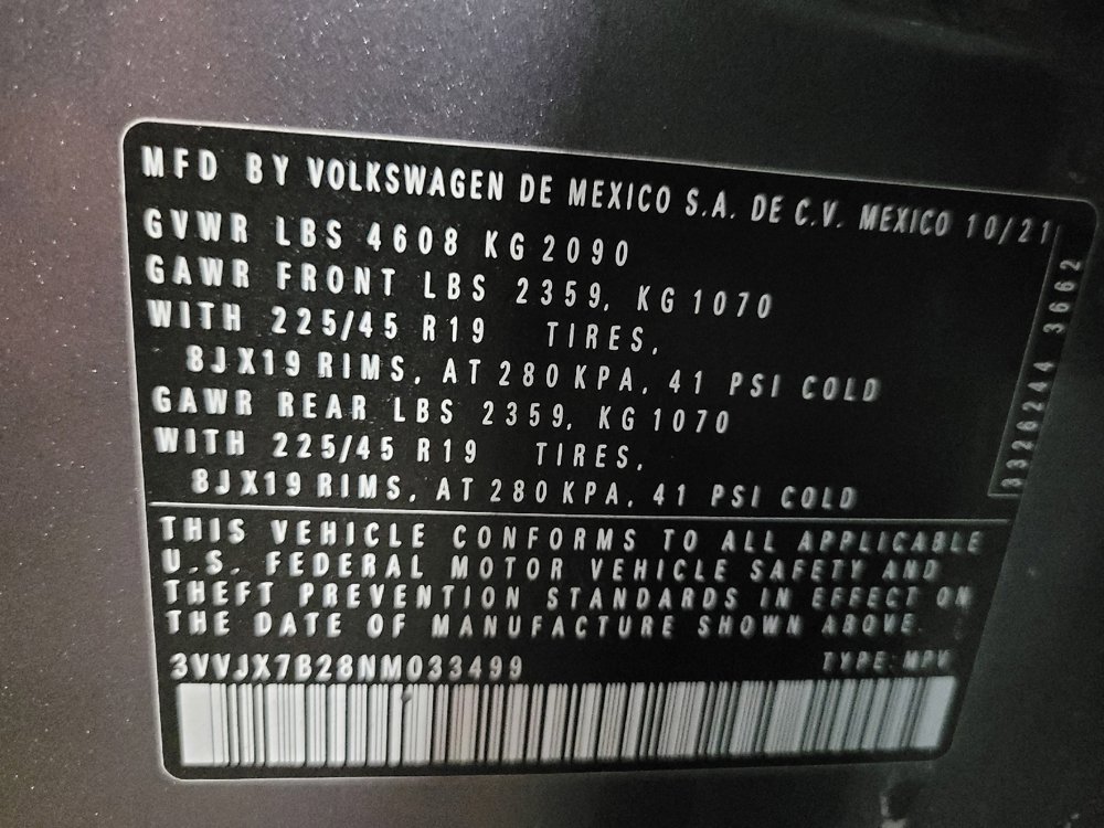 Used 2022 Volkswagen Taos SEL AWD/4WD image 33