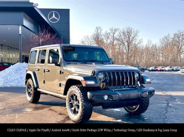 Used 2022 Jeep Wrangler Unlimited Willys image 1