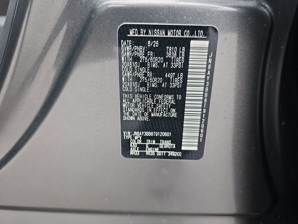 New 2026 Nissan Armada SL w/ Captain's Chari Seat Package AWD/4WD image 39