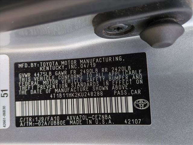 Used 2019 Toyota Camry LE image 15