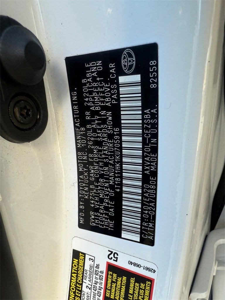 Used 2019 Toyota Camry SE image 31