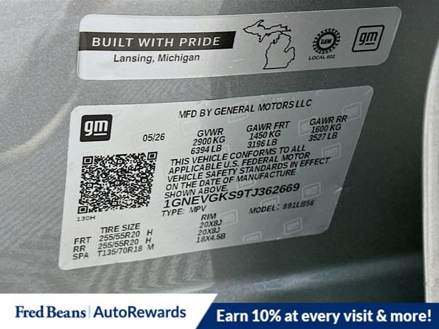 New 2026 Chevrolet Traverse LT w/ Sun and Wheel Package AWD/4WD image 25