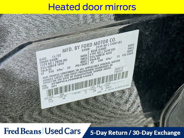 Certified 2022 Ford Edge SEL w/ Convenience Package AWD/4WD image 37