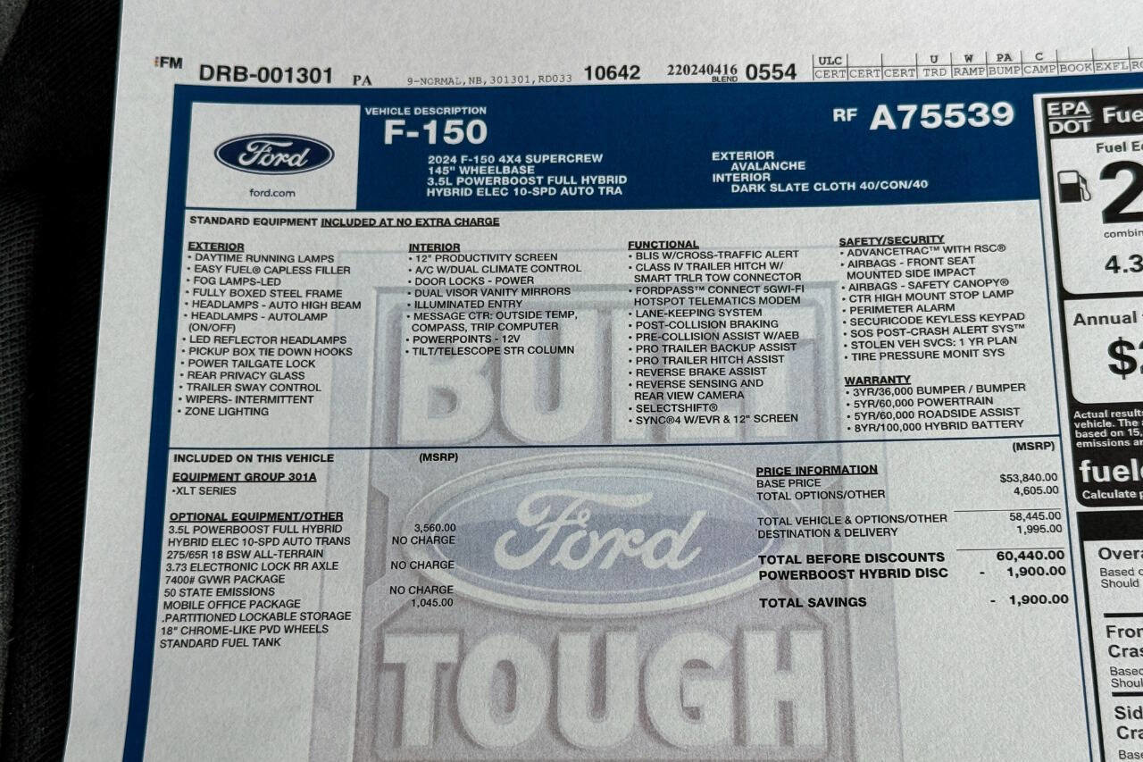 Used 2024 Ford F150 XLT w/ Mobile Office Package image 35
