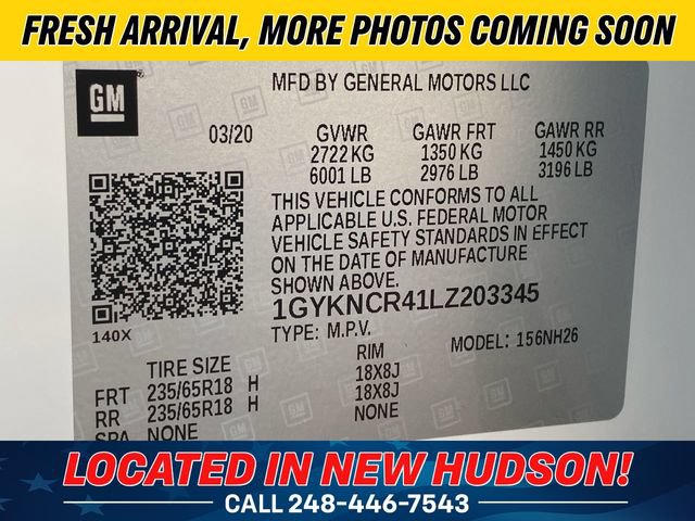 Used 2020 Cadillac XT5 Premium Luxury w/ LPO, Floor Liner Package FWD image 34