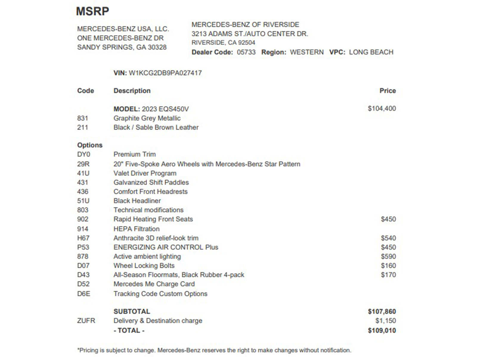 Certified 2023 Mercedes-Benz EQS 450+ Sedan image 24