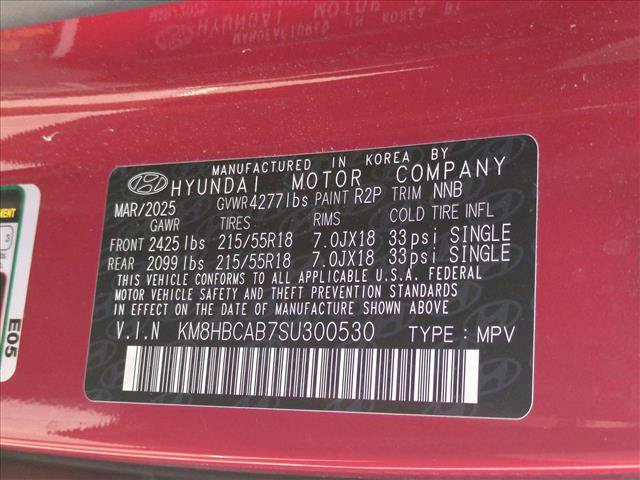 Used 2025 Hyundai Kona SEL AWD/4WD image 14