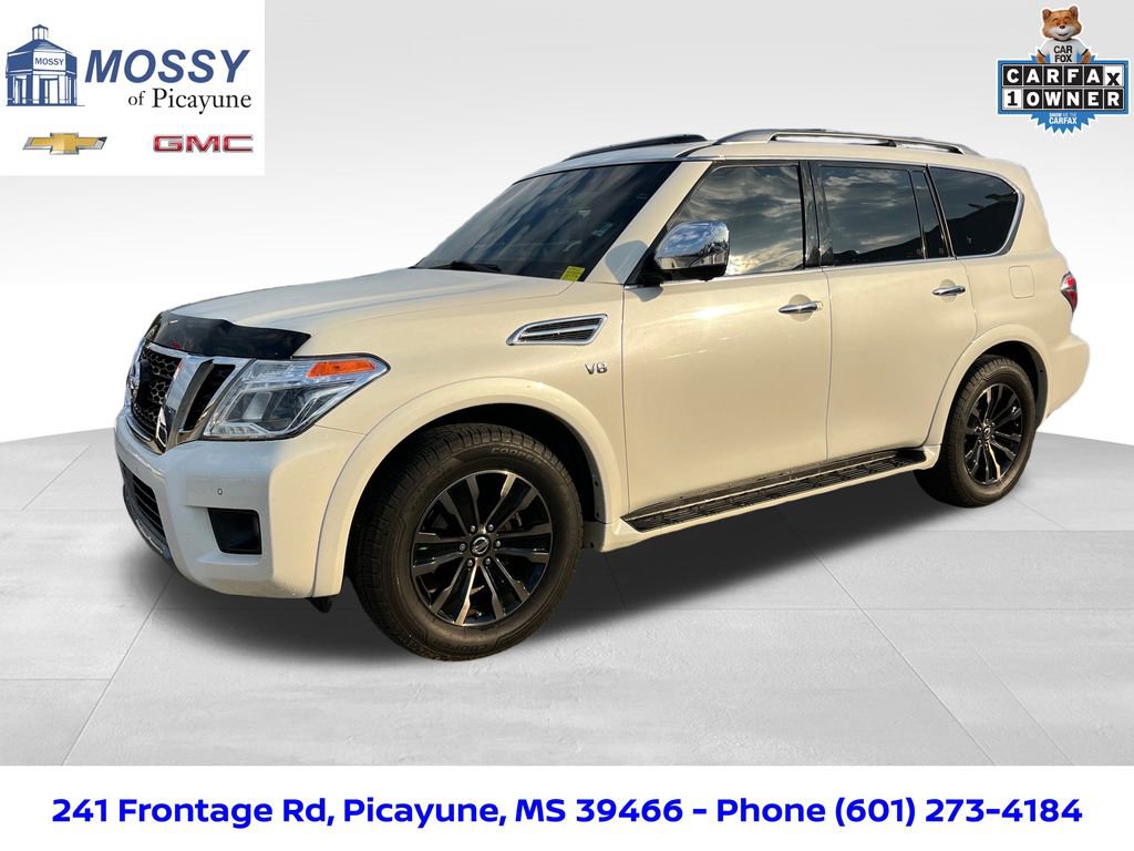 Certified 2019 Nissan Armada Platinum w/ Captain's Chairs Package
