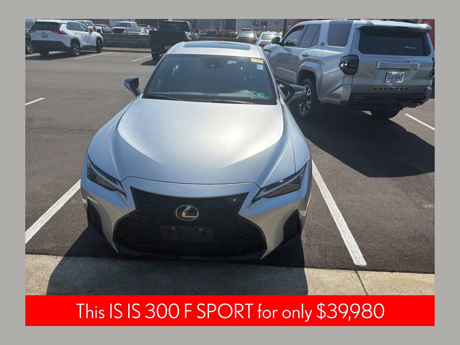 Used 2024 Lexus IS 300 F Sport w/ Accessory Package