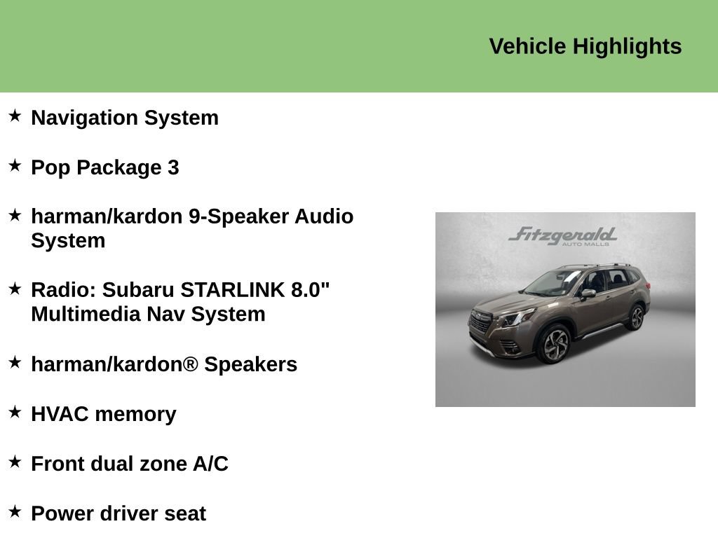 Used 2024 Subaru Forester Touring w/ POP Package 3 AWD/4WD image 9