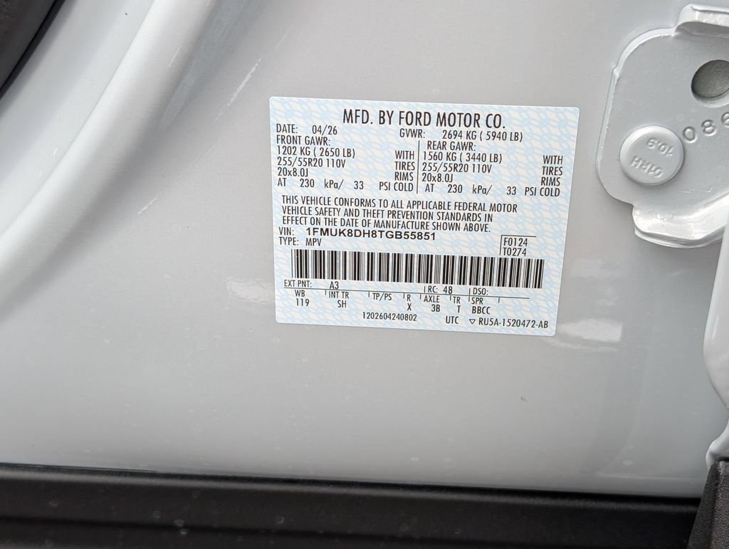 New 2026 Ford Explorer Active w/ Active Comfort Package AWD/4WD image 25