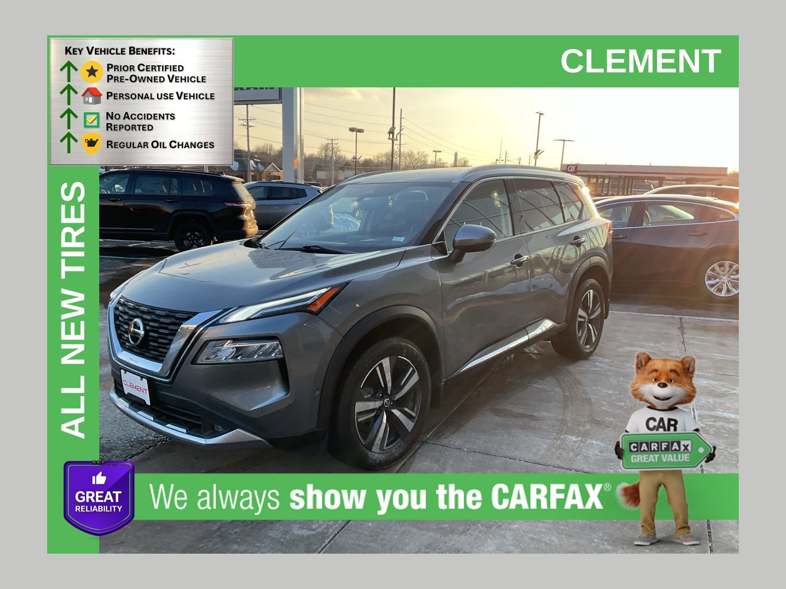 Used 2021 Nissan Rogue Platinum image 1