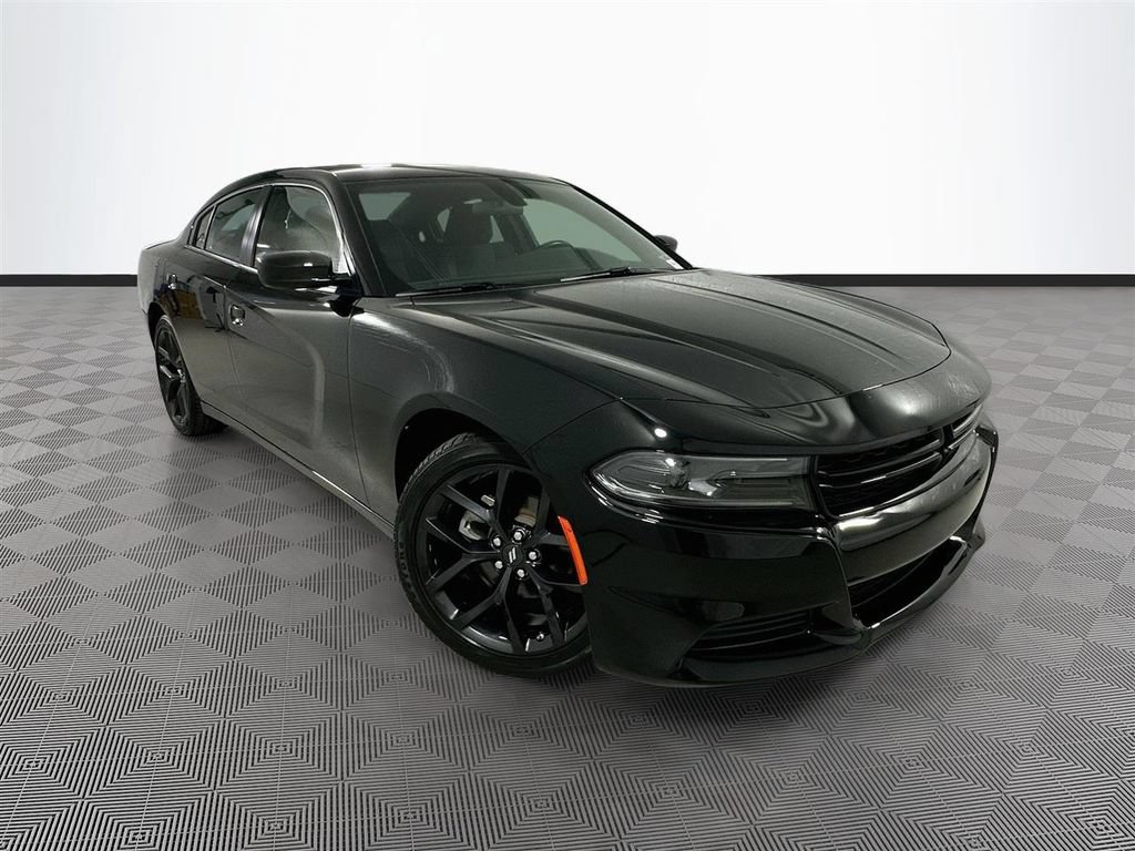 Certified 2022 Dodge Charger SXT w/ Blacktop Package RWD image 1