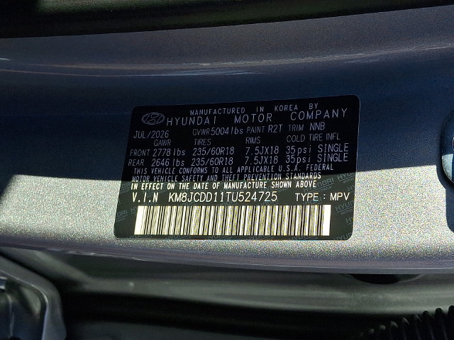 New 2026 Hyundai Tucson SEL AWD/4WD image 16