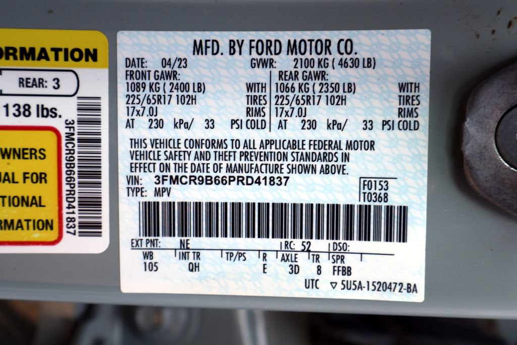 Certified 2023 Ford Bronco Sport Big Bend w/ Convenience Package AWD/4WD image 39