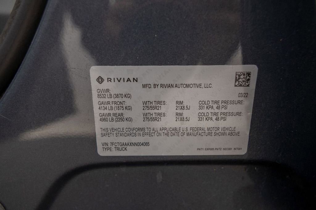 Used 2022 Rivian R1T Adventure image 47