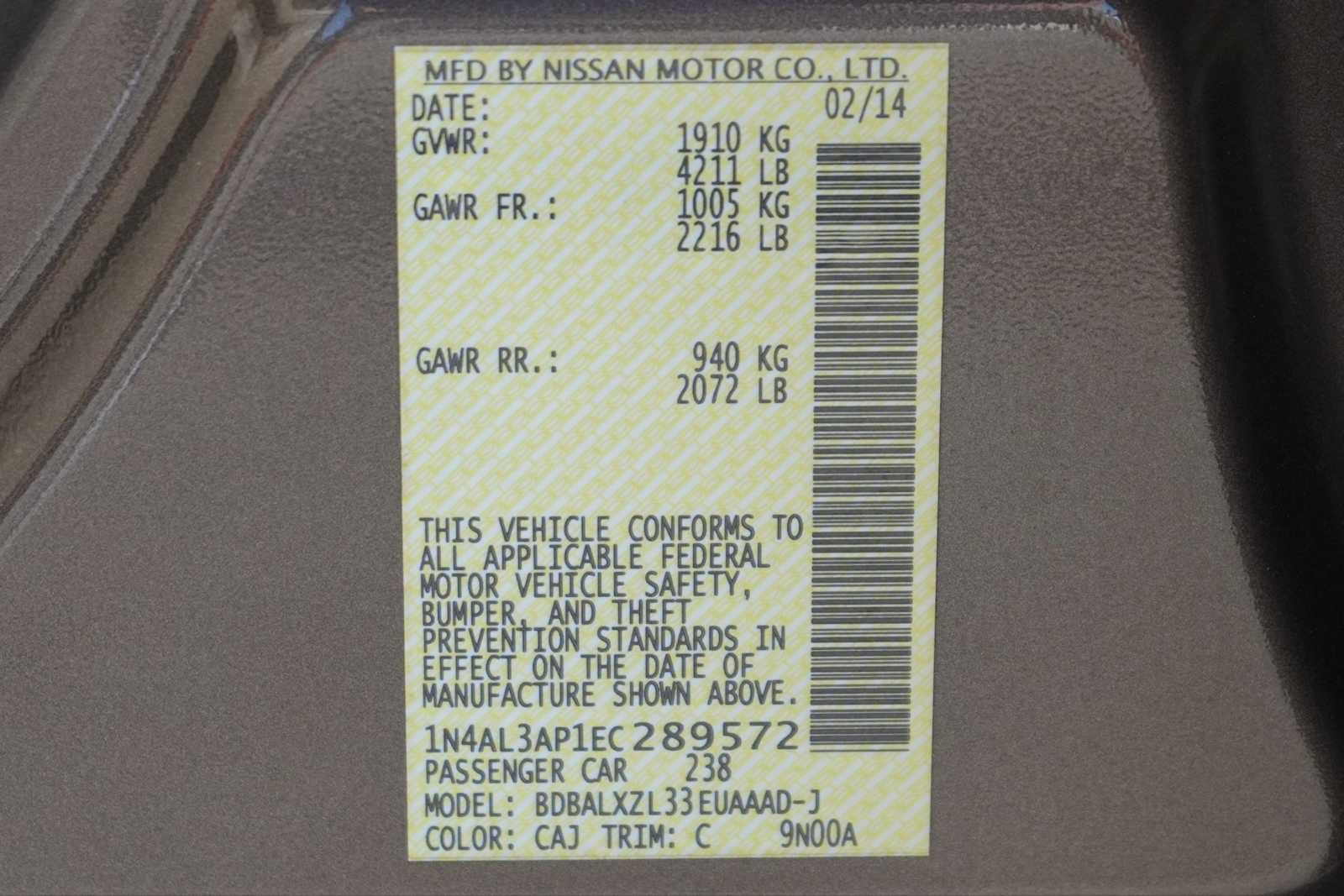 Used 2014 Nissan Altima 2.5 SL w/ Technology Package FWD image 30