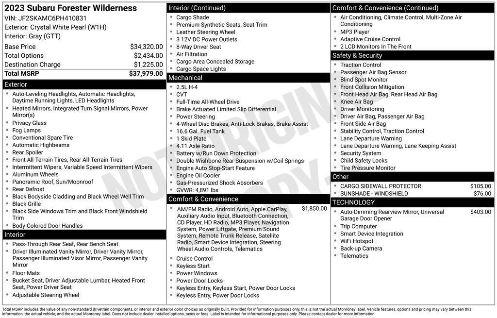 Used 2023 Subaru Forester Wilderness image 26