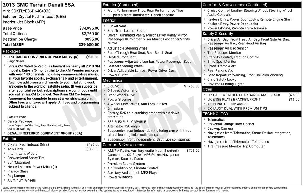 Used 2013 GMC Terrain Denali image 7