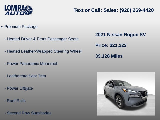 Used 2021 Nissan Rogue SV AWD/4WD image 8