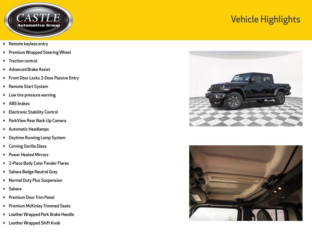 New 2026 Jeep Gladiator Sport AWD/4WD image 10