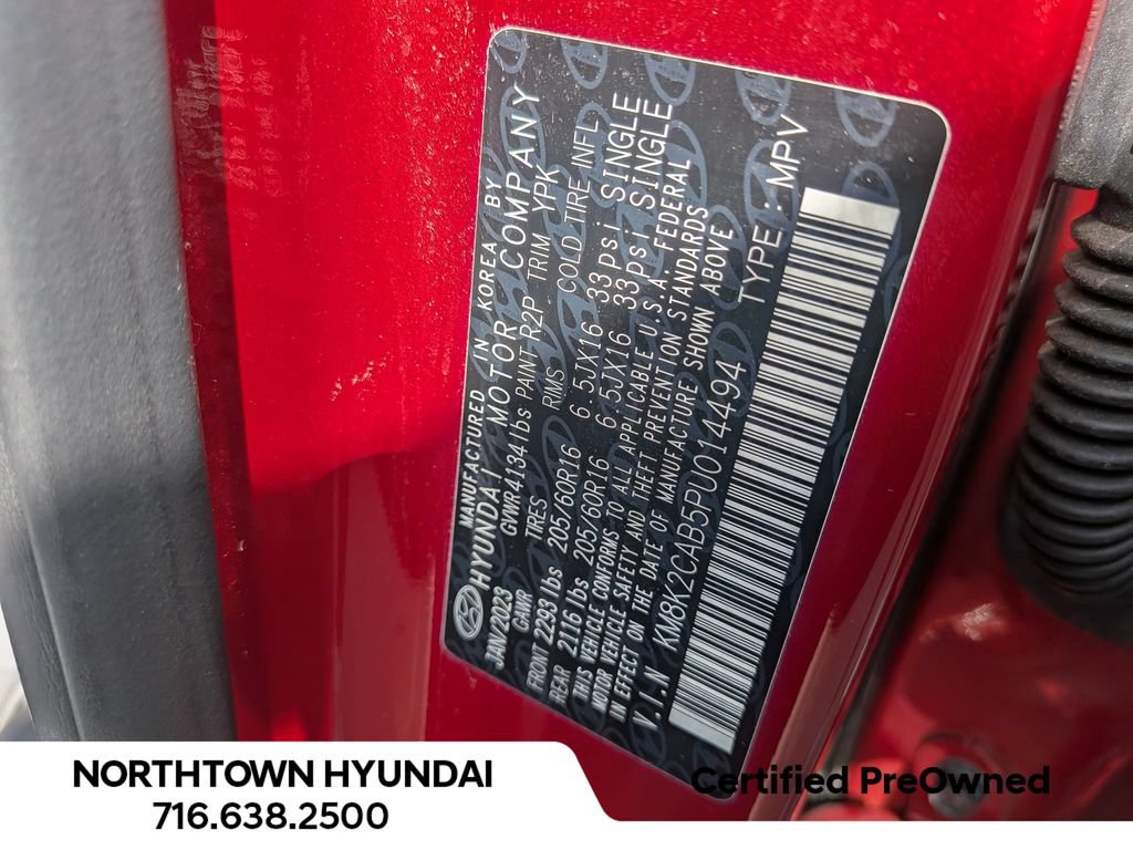 Certified 2023 Hyundai Kona SE AWD/4WD image 36