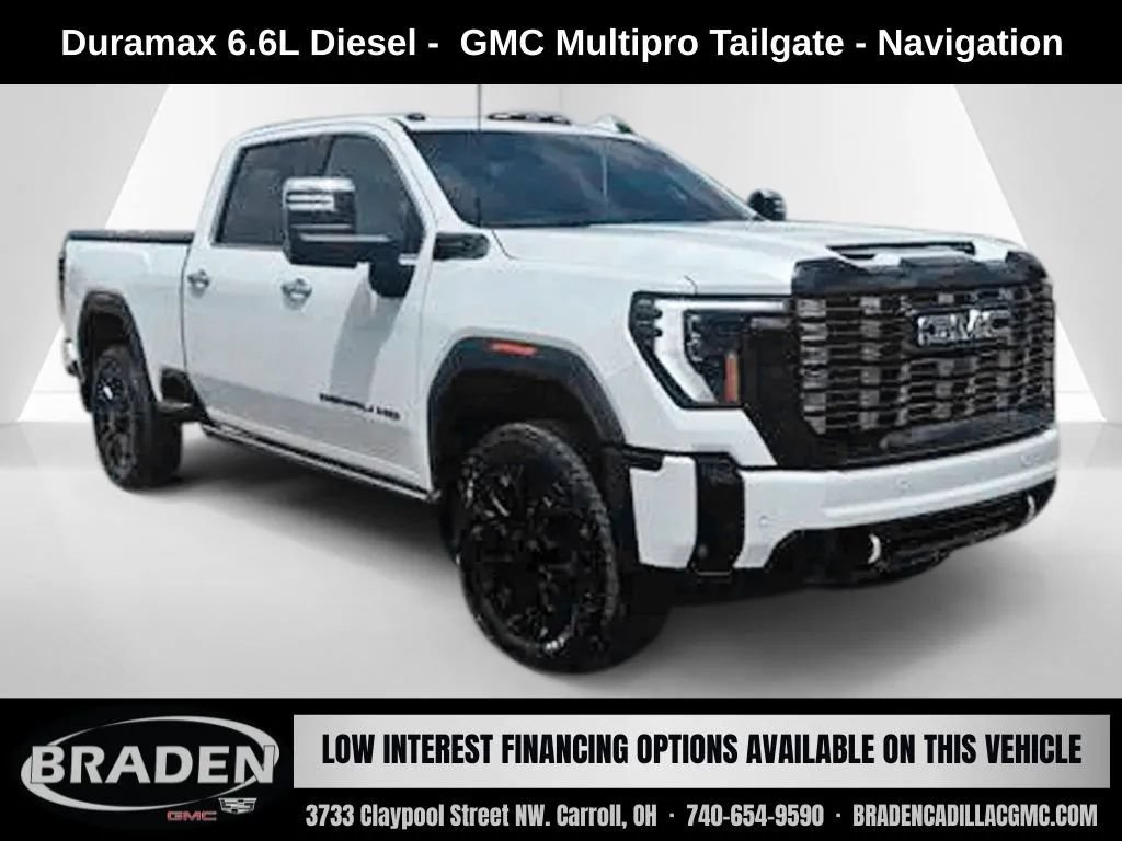 New 2026 GMC Sierra 2500 Denali Ultimate w/ LPO, Black Badging Package