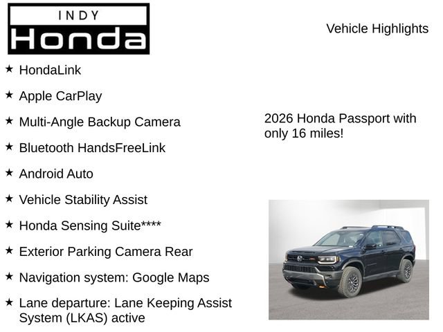 New 2026 Honda Passport TrailSport image 7