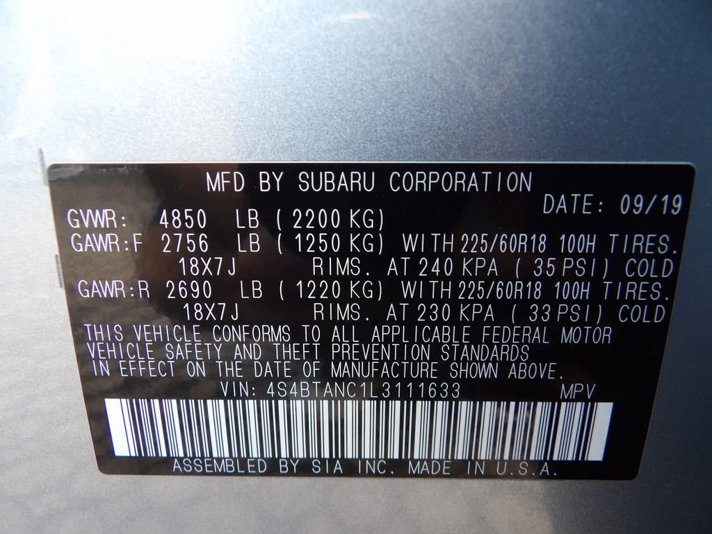 Used 2020 Subaru Outback Limited w/ Popular Package #2 image 33