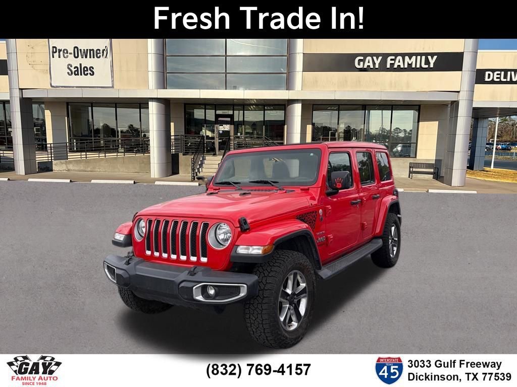 Used 2018 Jeep Wrangler Unlimited Sahara w/ Uconnect 4C Nav & Sound Group image 3