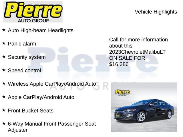 Used 2023 Chevrolet Malibu LT FWD image 22