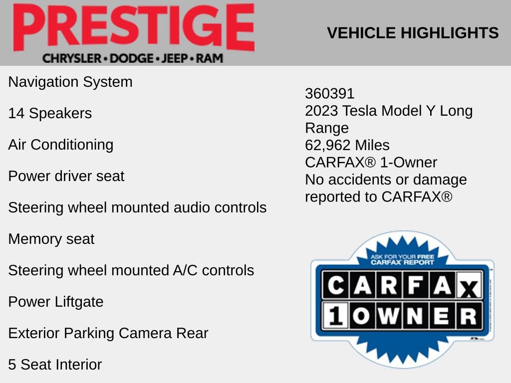 Used 2023 Tesla Model Y Long Range AWD/4WD video 2