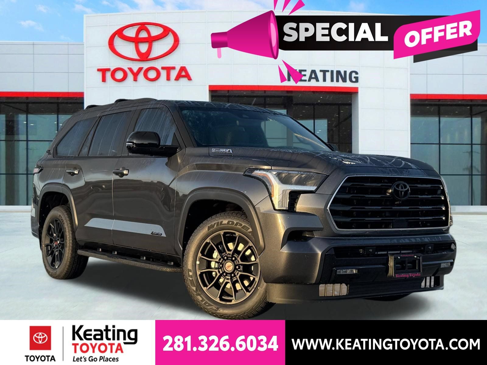 New 2026 Toyota Sequoia Limited AWD/4WD 360° Tour