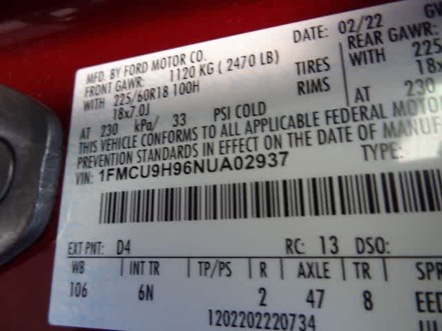 Used 2022 Ford Escape SEL w/ Technology Package AWD/4WD image 45