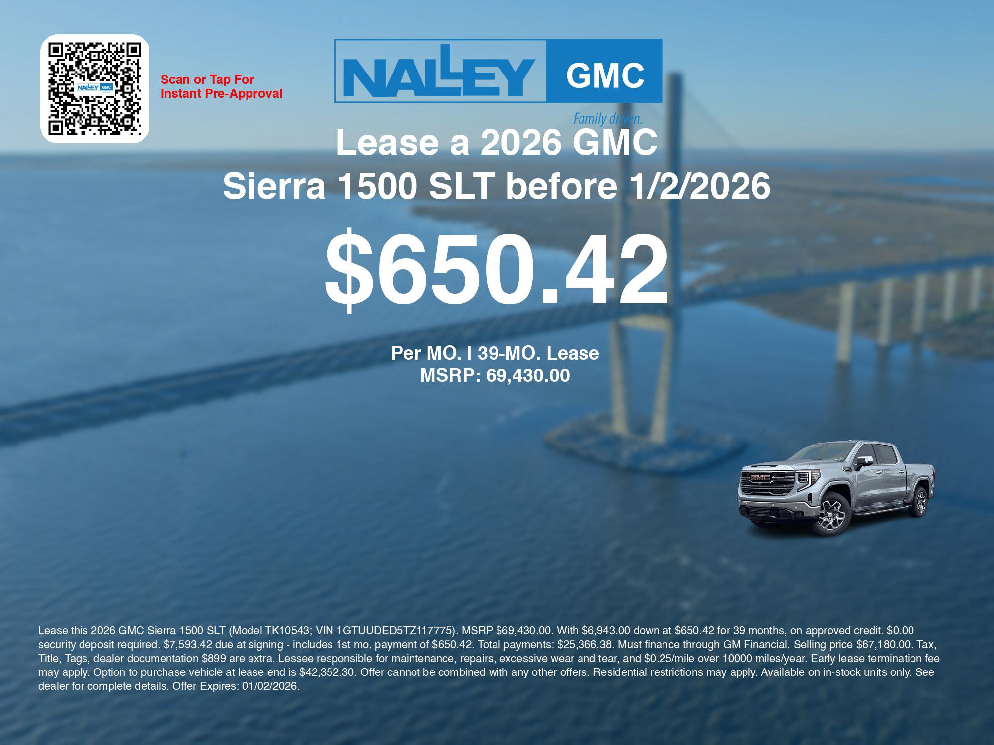 New 2026 GMC Sierra 1500 SLT w/ SLT Premium Plus Package image 3