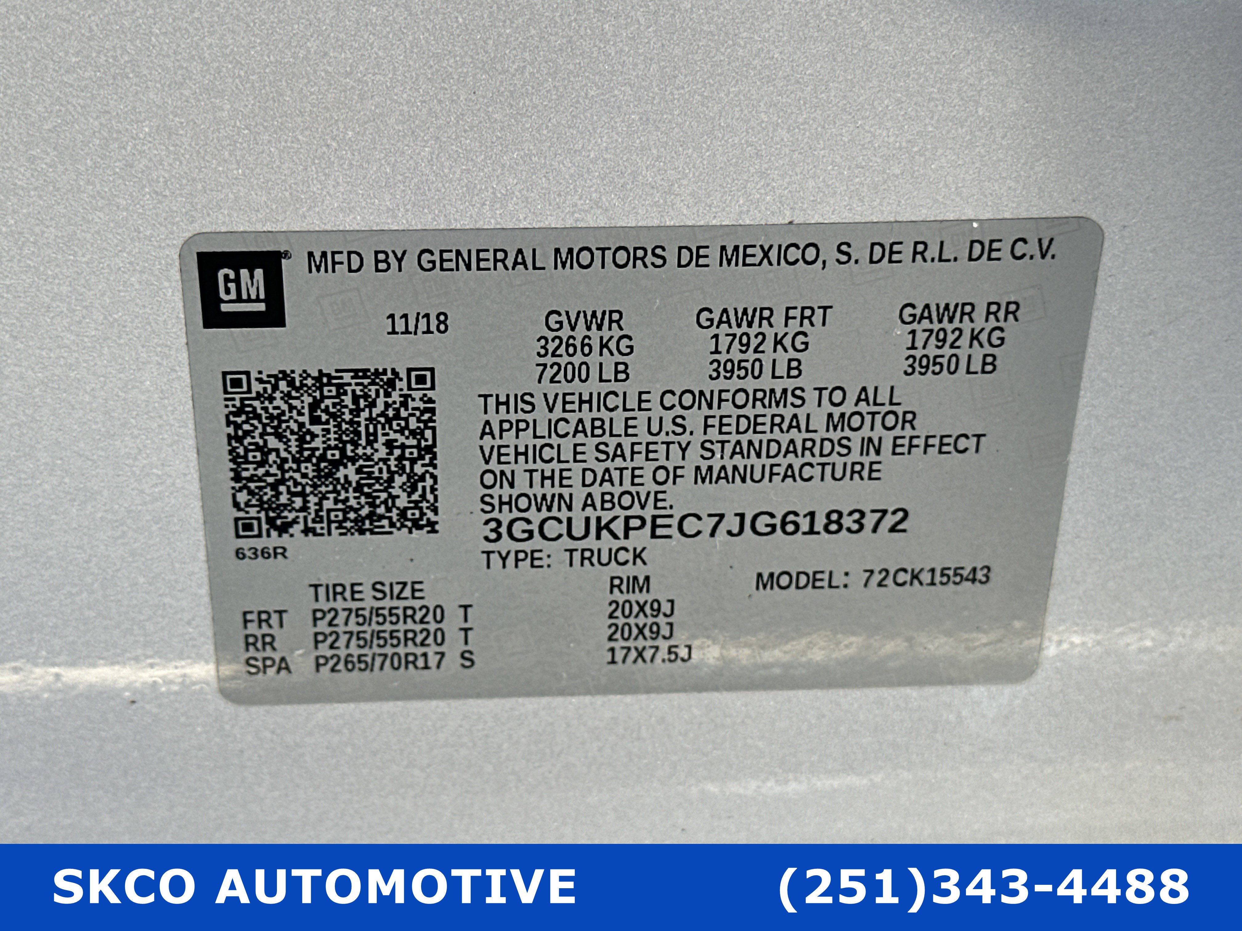 Used 2018 Chevrolet Silverado 1500 Custom w/ Custom Value Package image 28