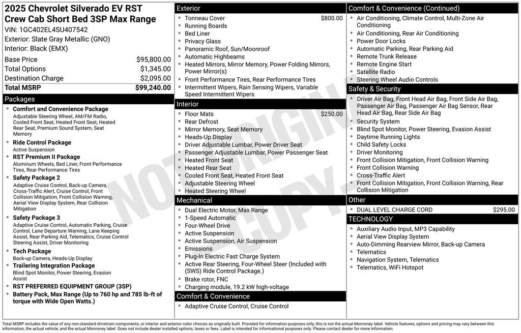 Used 2025 Chevrolet Silverado EV RST image 3