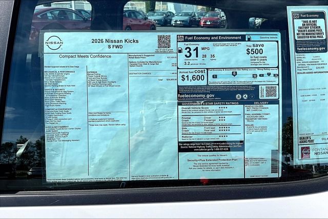 New 2026 Nissan Kicks S image 13