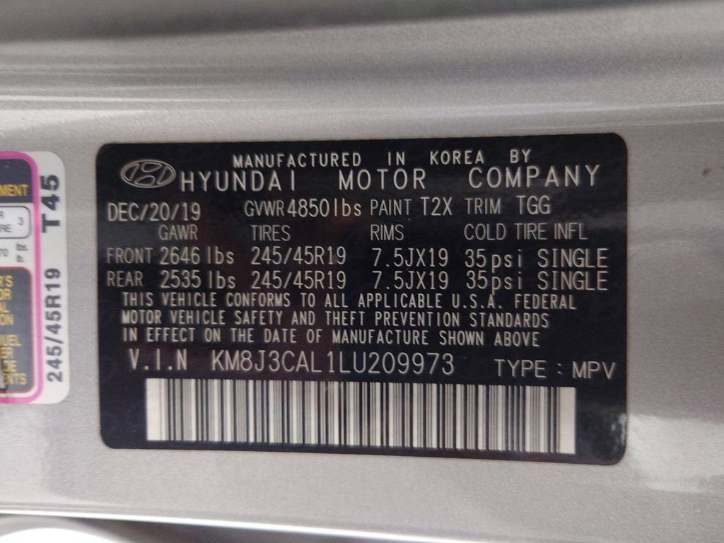 Used 2020 Hyundai Tucson Sport w/ Cargo Package AWD/4WD image 30