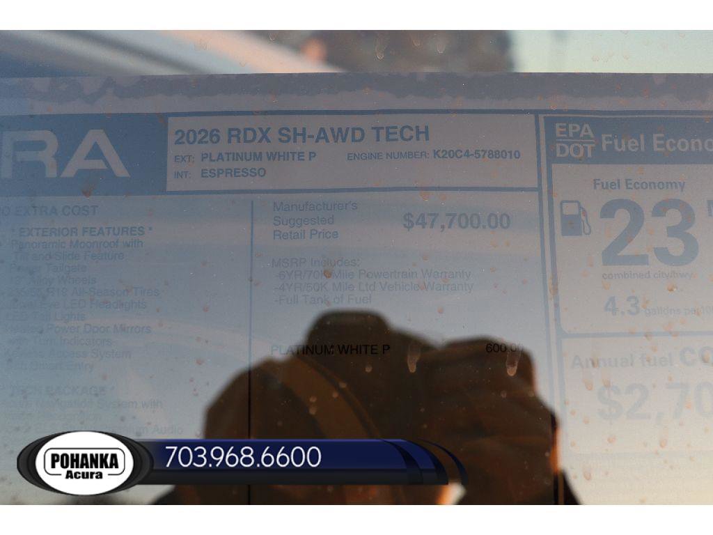 New 2026 Acura RDX SH-AWD w/ Technology Package image 41