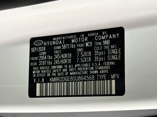 Certified 2025 Hyundai Palisade SEL AWD/4WD image 34