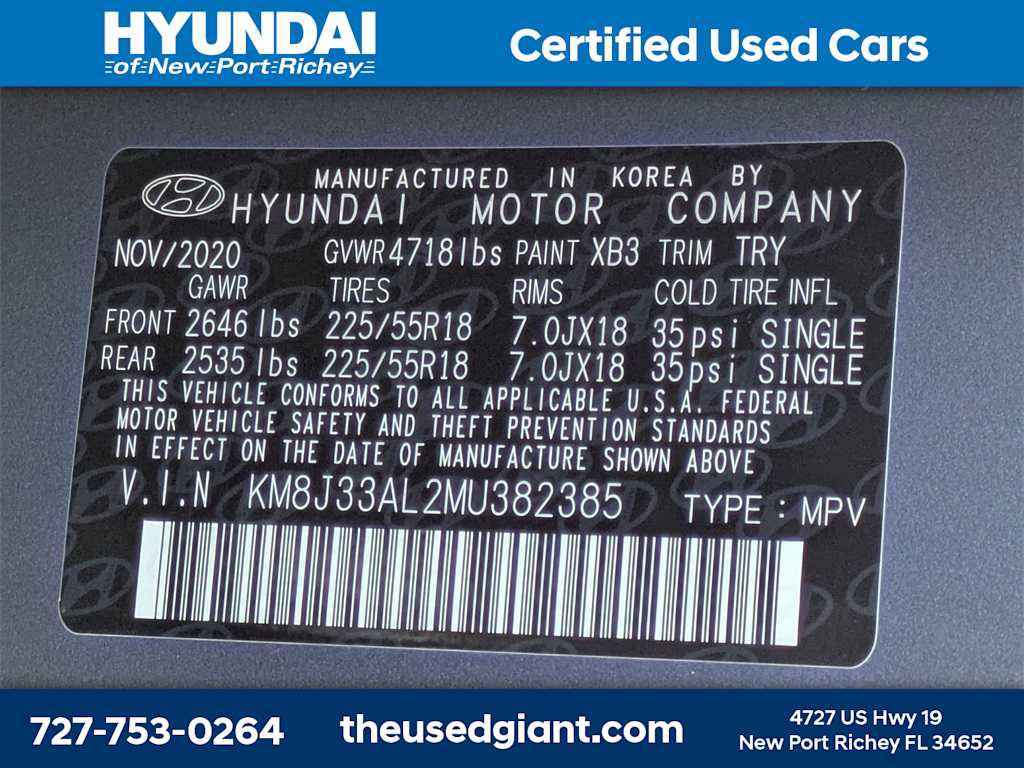Certified 2021 Hyundai Tucson Limited image 35