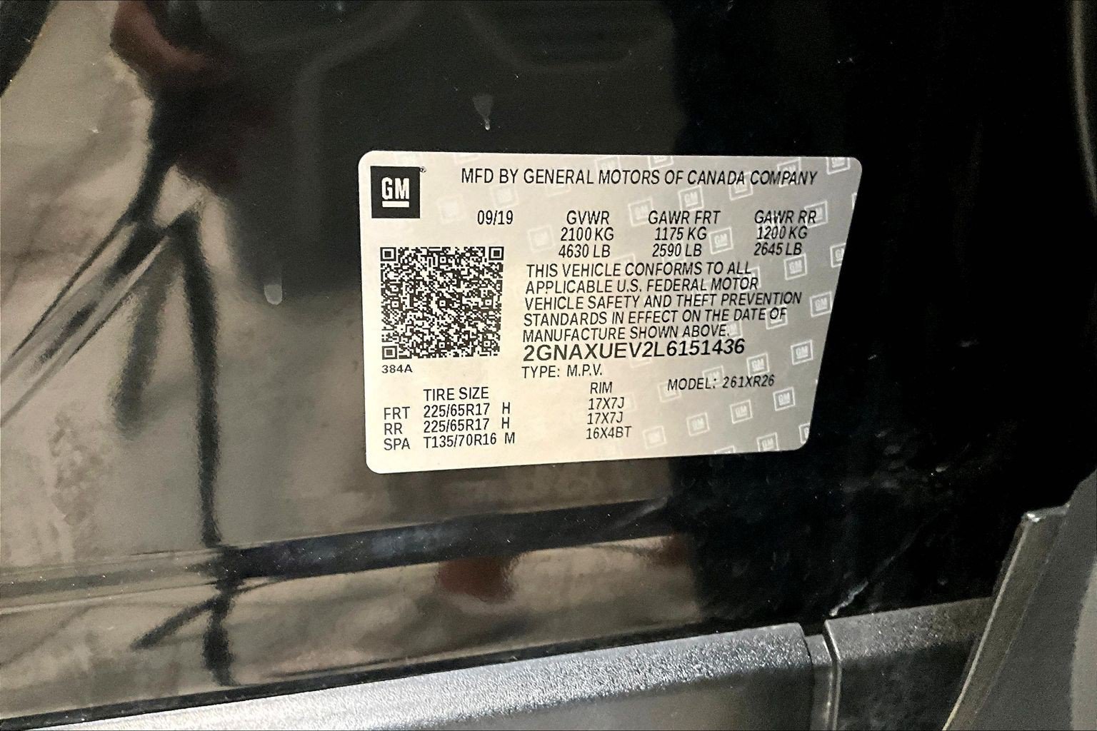 Used 2020 Chevrolet Equinox LT AWD/4WD image 19