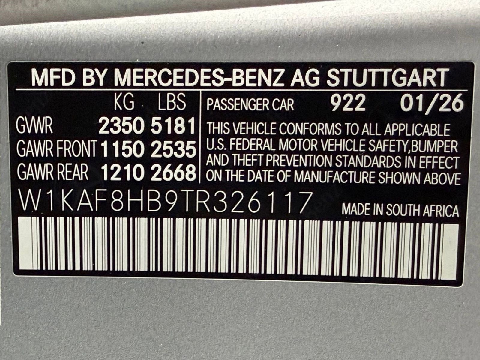New 2026 Mercedes-Benz C 43 AMG 4MATIC Sedan image 19
