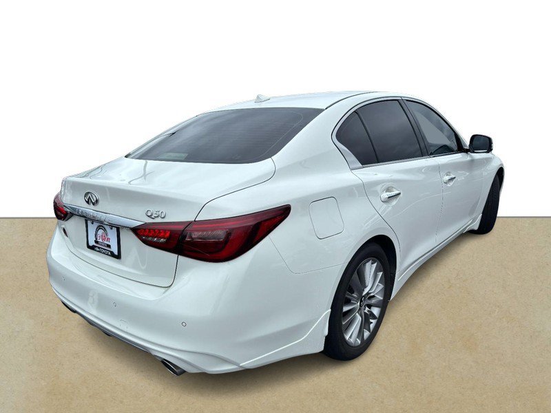 Used 2023 INFINITI Q50 Luxe w/ Cargo Package RWD image 3