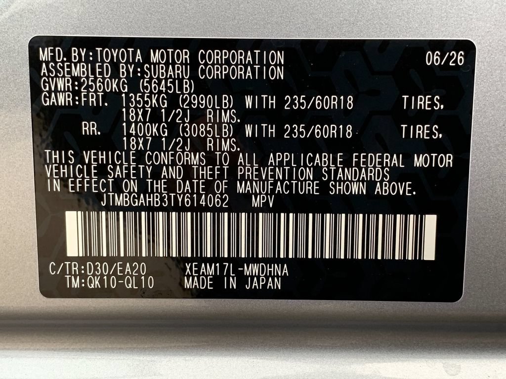 New 2026 Toyota bZ Woodland AWD/4WD image 39