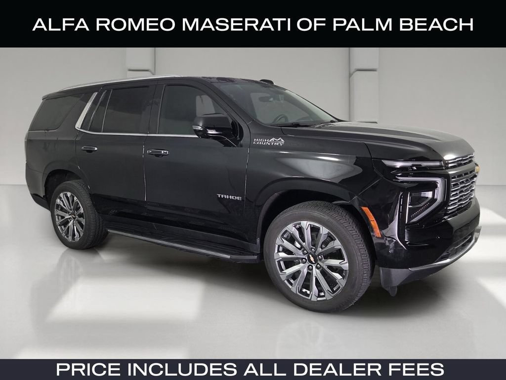 Used 2025 Chevrolet Tahoe High Country RWD image 1