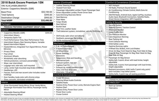 Used 2018 Buick Encore Premium image 3